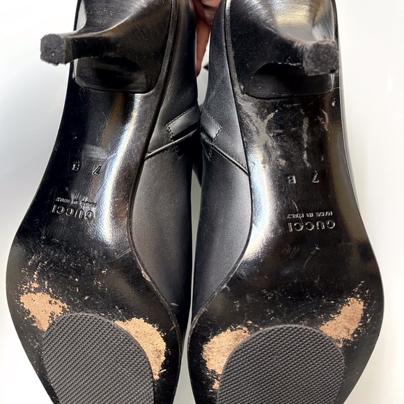 Vintage Gucci Gray Ankle Boots - Picture 5 of 13